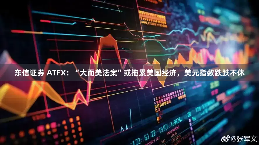东信证券 ATFX：“大而美法案”或拖累美国经济，美元指数跌跌不休