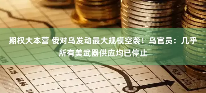 期权大本营 俄对乌发动最大规模空袭！乌官员：几乎所有美武器供应均已停止