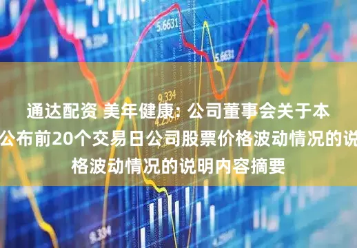 通达配资 美年健康: 公司董事会关于本次交易信息公布前20个交易日公司股票价格波动情况的说明内容摘要