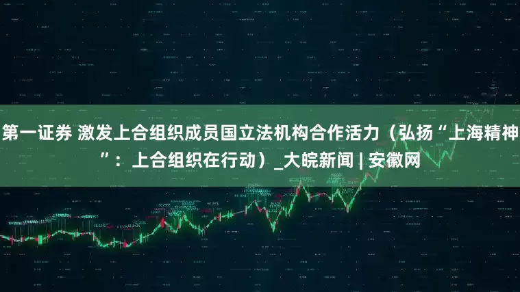 第一证券 激发上合组织成员国立法机构合作活力（弘扬“上海精神”：上合组织在行动）_大皖新闻 | 安徽网