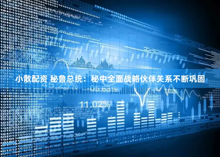 小散配资 秘鲁总统：秘中全面战略伙伴关系不断巩固