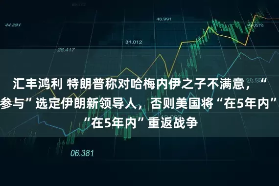 汇丰鸿利 特朗普称对哈梅内伊之子不满意，“必须亲自参与”选定伊朗新领导人，否则美国将“在5年内”重返战争